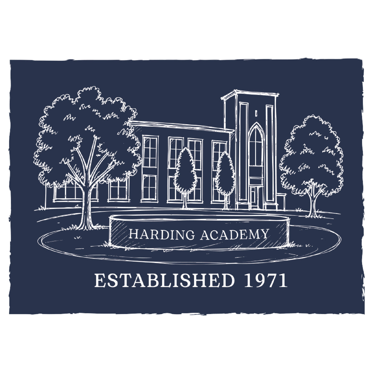 WSL BUILDING | NAVY TEE