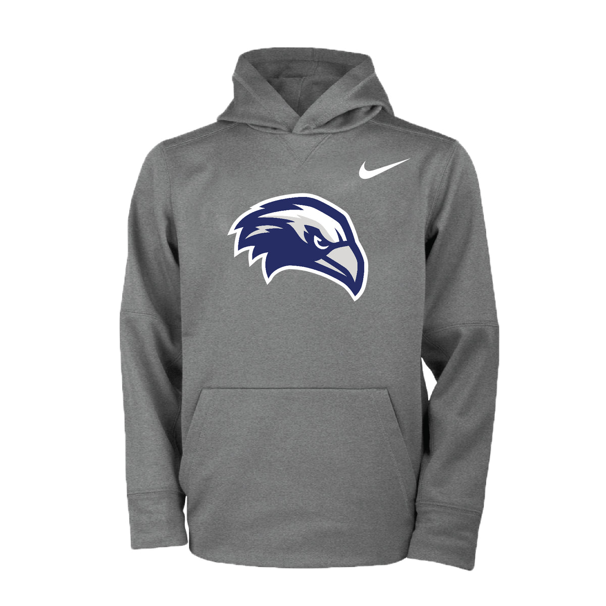 NIKE THERMA HOODIE | GREY | ADULT