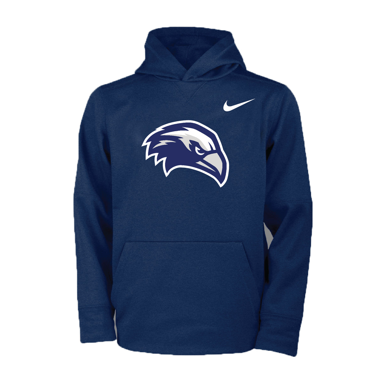 NIKE THERMA HOODIE | NAVY | ADULT