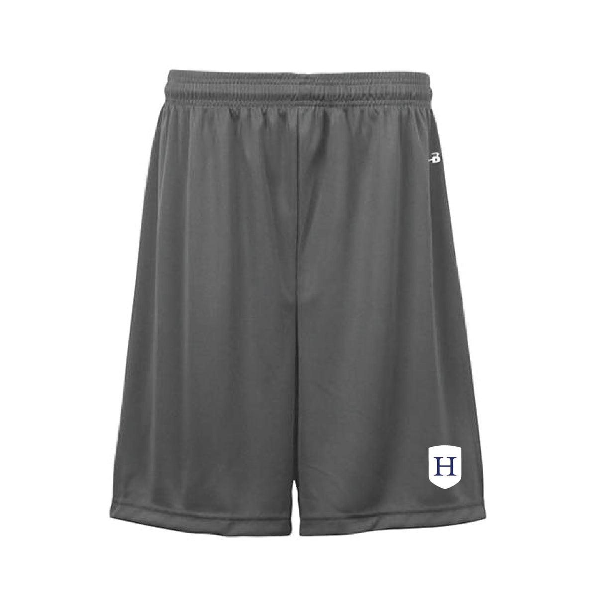 BADGER BOYS ATHLETIC SHORTS WITH POCKETS | GRAPHITE