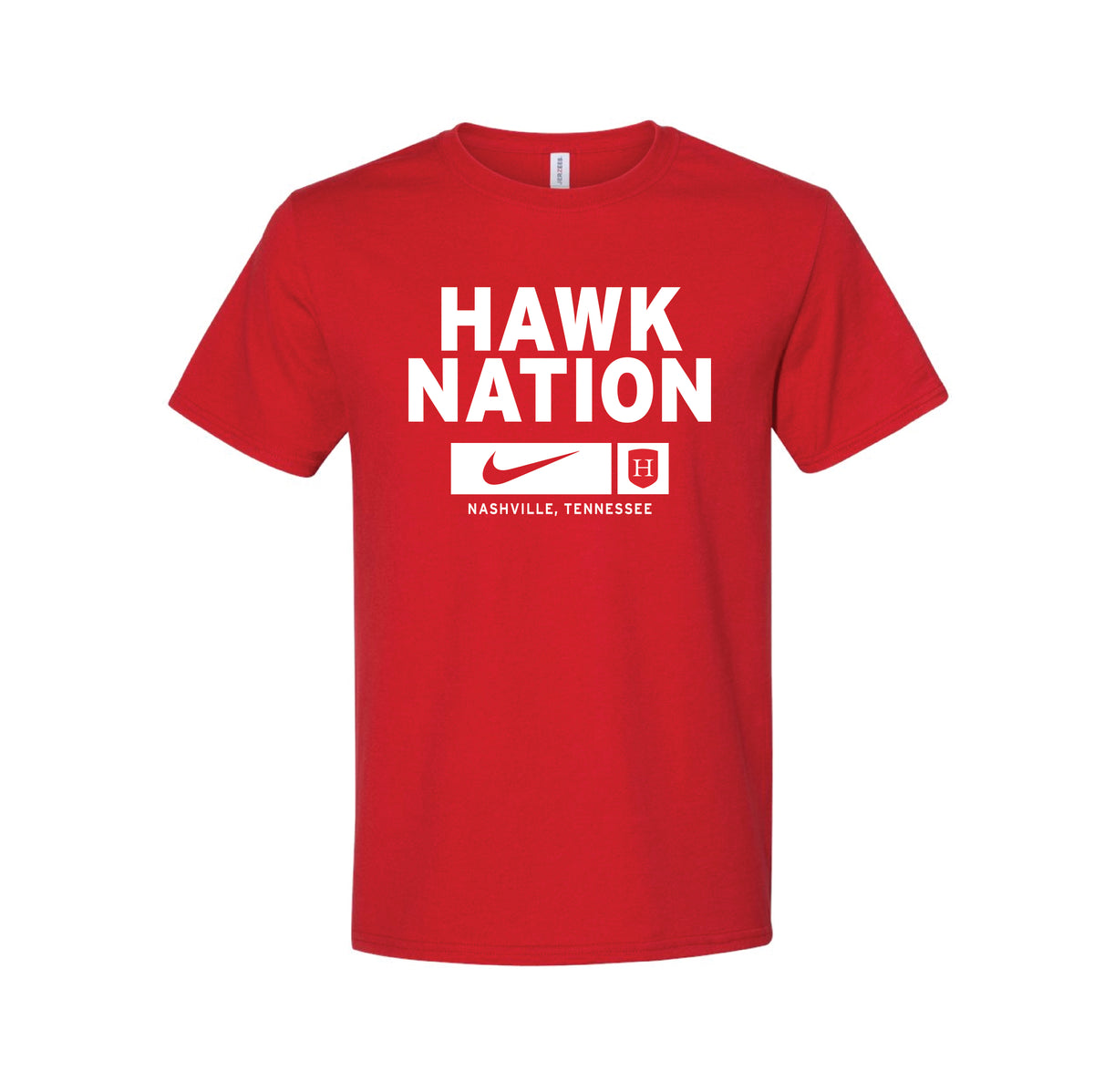 HAWK NATION | NIKE KIDS DRI-FIT TEE | RED