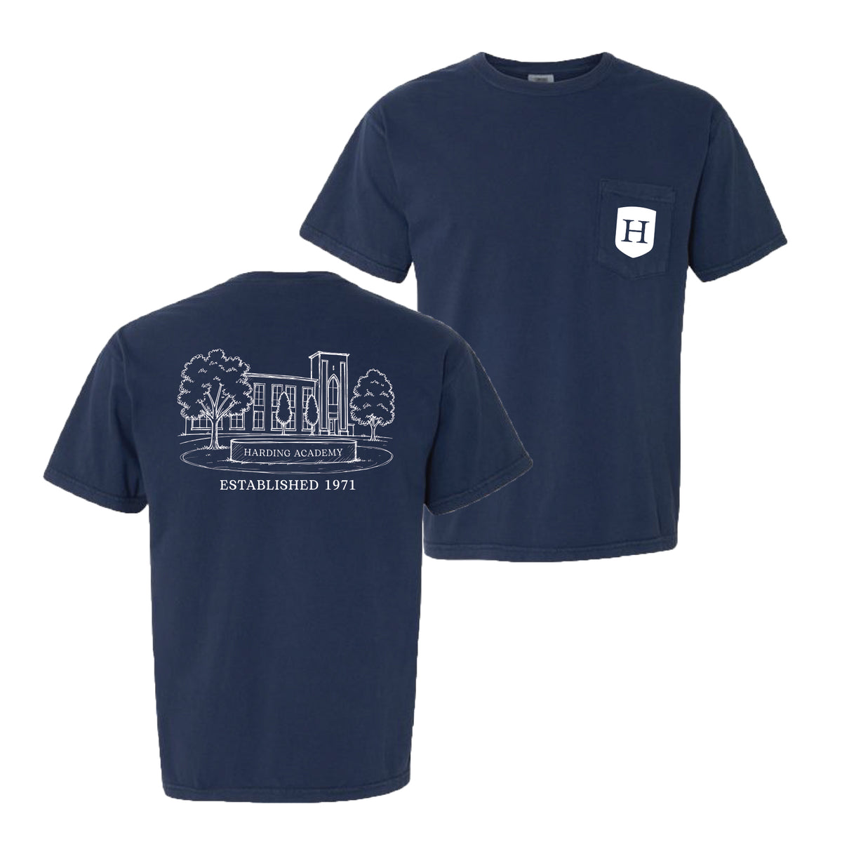WSL BUILDING | NAVY TEE