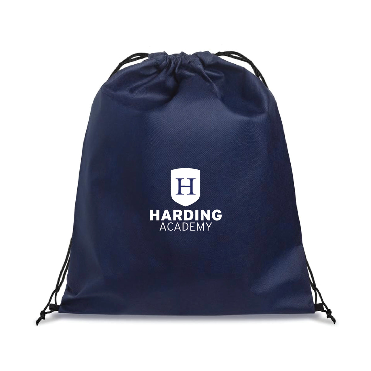 NAVY DRAWSTRING BACKPACK | CREST