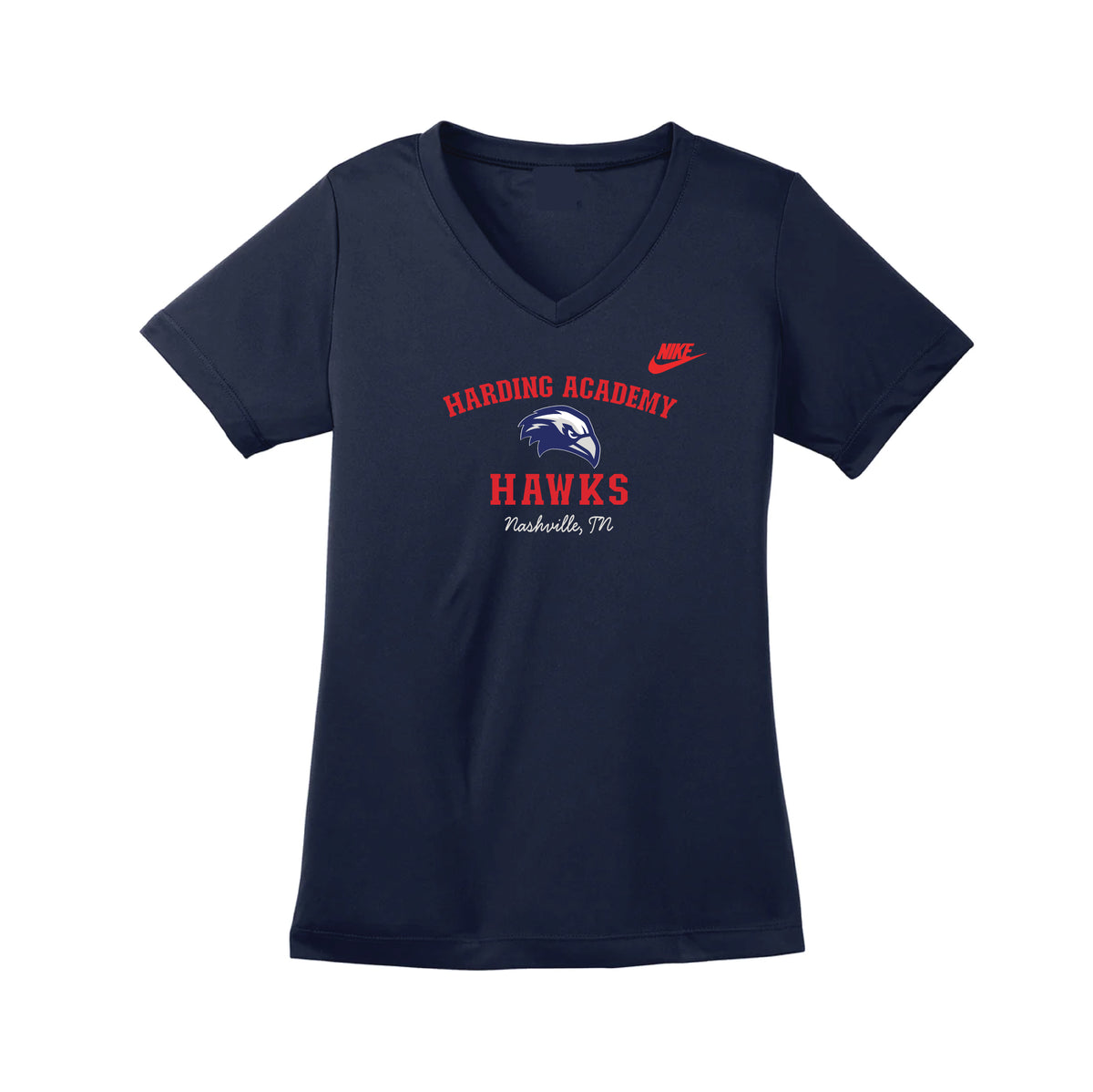 GIRLS NIKE LEGENDS VNECK TEE | NAVY