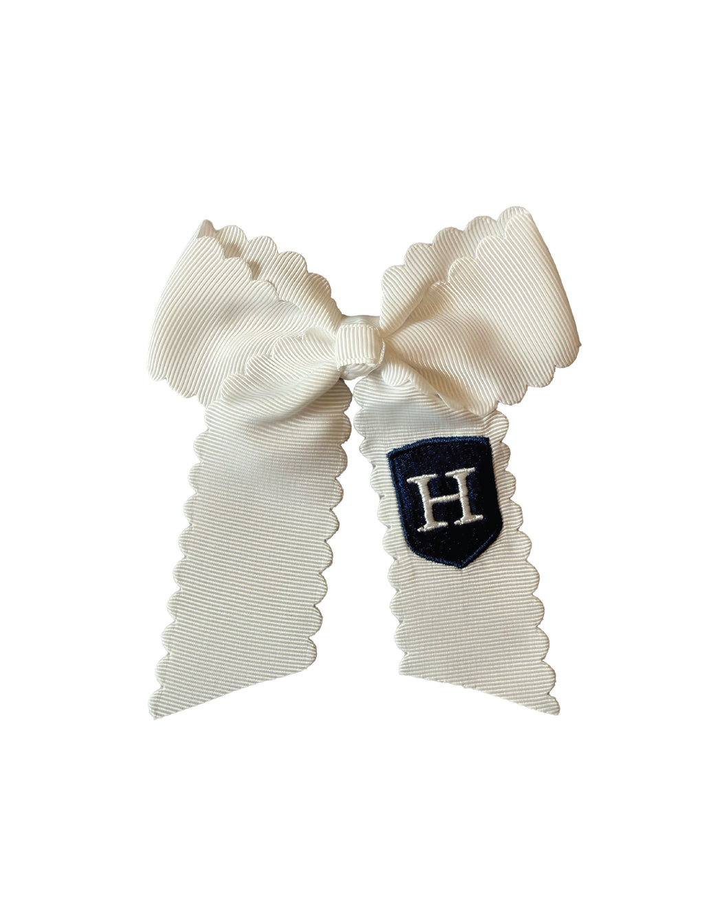 SCALLOP HAIR BOW | SHORT