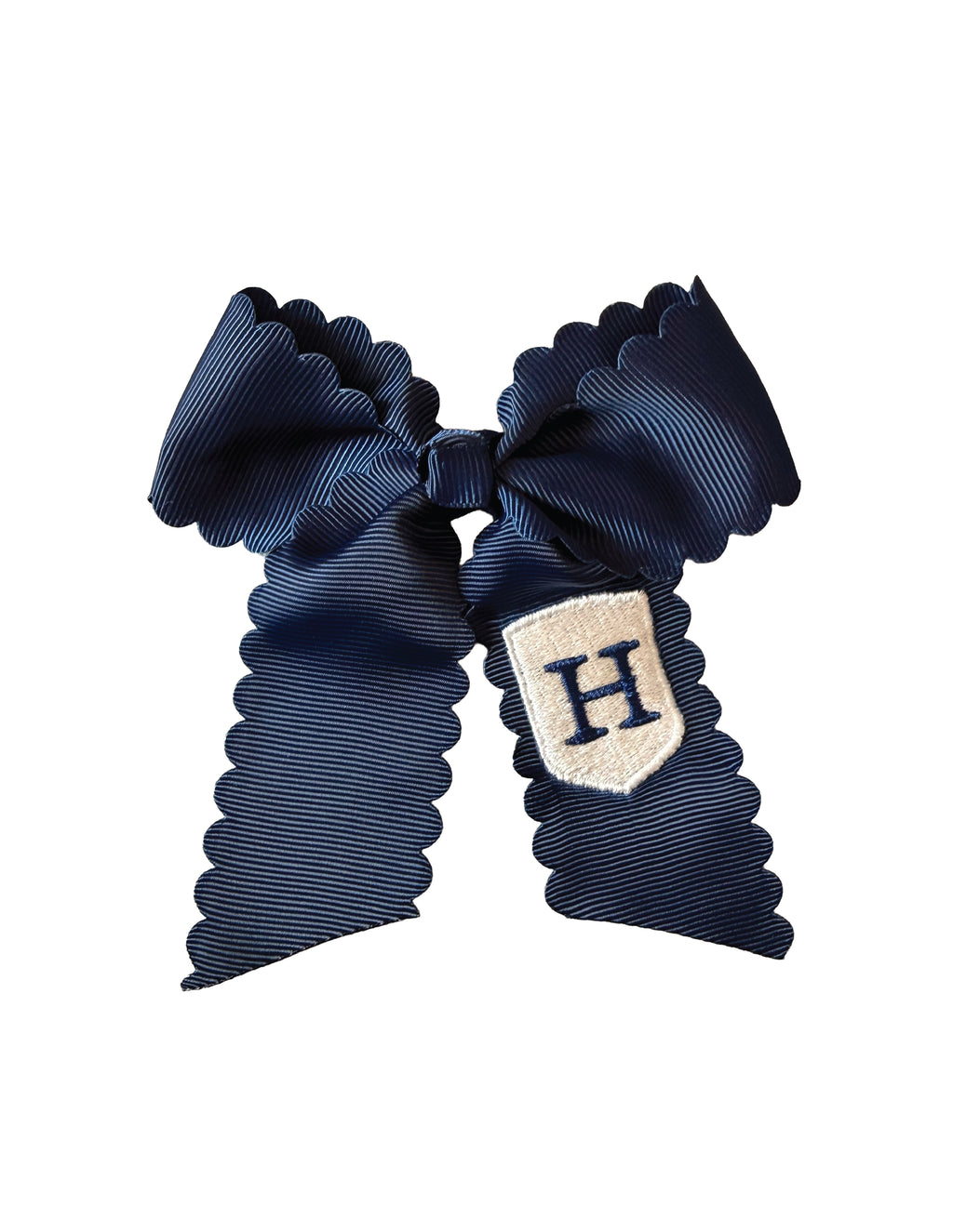 SCALLOP HAIR BOW | SHORT